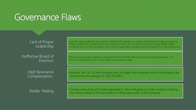 Vivendi case study analysis picture