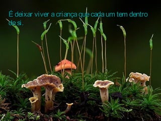 É deixar viver acriançaquecadaum tem dentroÉ deixar viver acriançaquecadaum tem dentro
desi.desi.
 