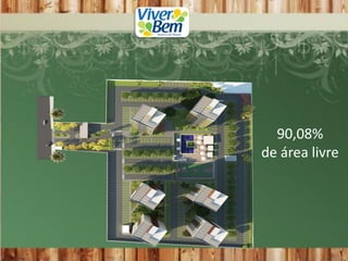 90,08%
de área livre