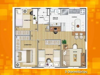 3 Dormitórios 