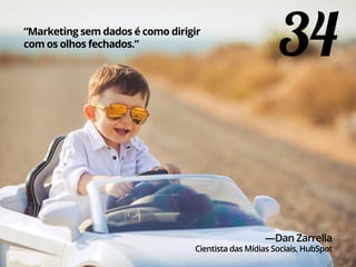 34“Marketing sem dados é como dirigir
com os olhos fechados.”
—Dan Zarrella
Cientista das Mídias Sociais, HubSpot
 