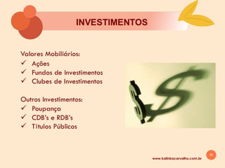 35
www.kalinkacarvalho.com.br
AGENDA
 