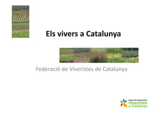 Els vivers a Catalunya



Federació de Viveristes de Catalunya
 