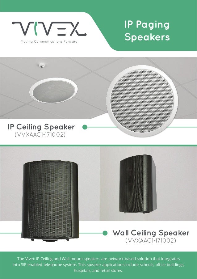 ip ceiling speakers