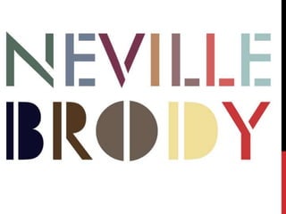 Neville Brody - Graphic Designer