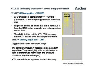 Archer Well Company - Vivid field engineers guide course notes | PDF