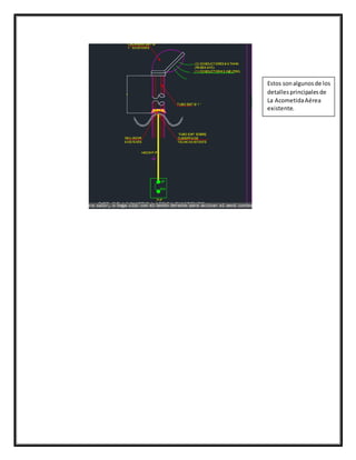 Estos sonalgunosde los
detallesprincipalesde
La AcometidaAérea
existente.
 
