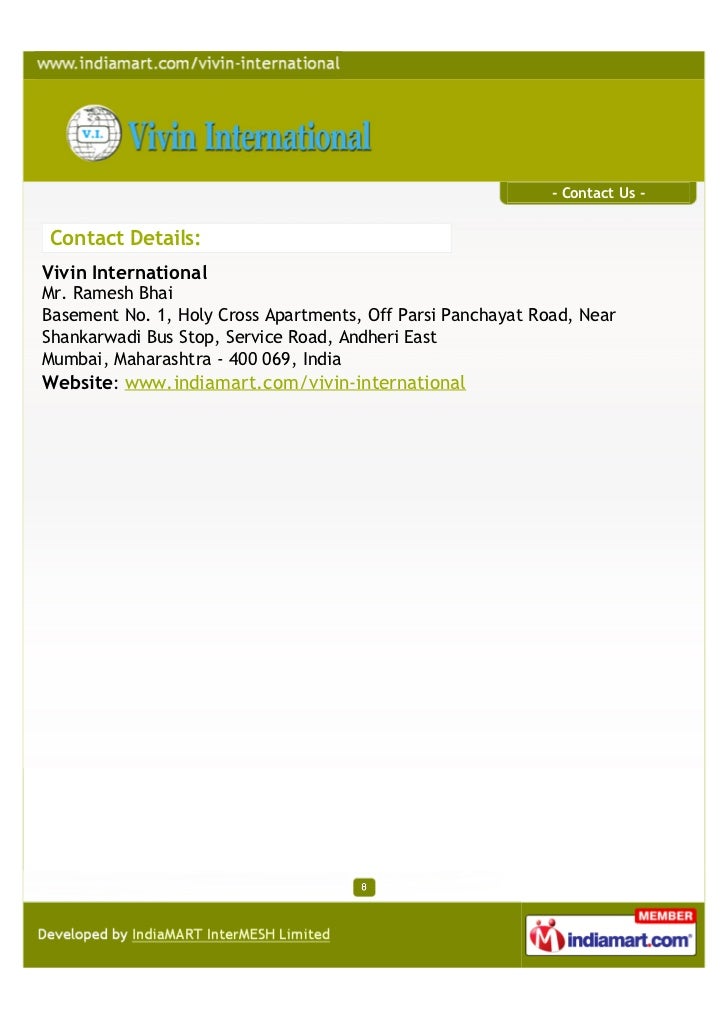 Vivin International, Mumbai, Generic Medicines Vivin International, Mumbai, Generic Medicines