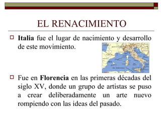 Vivir el Renacimiento 1º