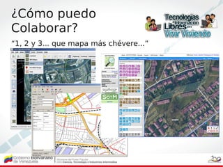 ¿Cómo puedo
Colaborar?
“1, 2 y 3... que mapa más chévere...”
 