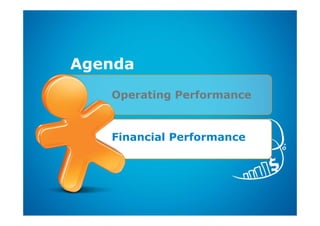 Agenda
   Operating Performance


   Financial Performance
 
