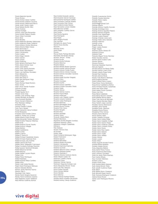 Paula Alejandra Aponte               Raúl Andrés Alvarado Jaimes         Rodolfo Guacaneme Soche
      Paula Álvarez                        Raúl Eduardo García Carrizosa       Rodolfo Orjuela Sánchez
      Paula Andrea Casas Cubillos          Raúl Eduardo Rodríguez Ibáñez       Rodolfo Pérez Castro
      Paula Andrea Galeano Quiceno         Raúl Fernando Cuesvas Solarte       Rodolfo Prieto
      Paula Andrea Valderrama Berrío       Raúl Fernando Díaz Ochoa            Rodri049@Hotmail.Com
      Paula Jineth Clavijo López           Raúl Guillermo Arias Gómez          Rodrigo Alberto
      Paula Natalia Murillo Tafur          Raúl Hernando Lemos Celades         Rodrigo Alfonso Castillo Guzmán
      Paula Ocampo                         Raúl Mauricio Giraldo               Rodrigo Amórtegui Aros
      Paulina Hurtado                      Raúl Oswaldo Cubillos García        Rodrigo Antonio Agudelo Palacio
      Paulino José Soto Benavides          Raúl Perilla                        Rodrigo Becerra Angarita
      Paulo Andrés Palacio Giraldo         Raúl Rocha Aguilera                 Rodrigo Díaz Saldarriaga
      Paulo César Coronado                 Raúl Rodríguez                      Rodrigo Loaiza Álvarez
      Paulo Silva                          Raúl Rojas                          Rodrigo Orlando Lenis León
      Pavel Morales                        Raúl Vergara Rueda                  Rodrigo Pablo Sanz Salcedo
      Pedro Alejandro Morales Valenzuela   Ray Hencker                         Rodrigo Palechor
      Pedro Alejandro Rojas Calderón       Reinaldo de Jesús Funez             Rodrigo Urrea
      Pedro Antonio Gómez Mendoza          Reinel Ocoro Bonilla                Rogelio Henao
      Pedro Antonio Matiz Clavijo          Reinerth                            Roger Loaiza Álvarez
      Pedro Bermúdez C                     Reinson Emiro                       Roger Vargas
      Pedro Bustos Morales                 René Rojas                          Rolando Danilo Velasco M
      Pedro Colmenares                     Revelo                              Rolando Enrique
      Pedro Cuéllar                        Revue Derlly Pantoja Montaño        Rolando Falla
      Pedro Edgar Garzón                   Reynaldo Hernández Arenas           Rolando Miguel Torres Sánchez
      Pedro Garzón                         Ricardo Rincón Pinilla              Roller Escobar Gómez
      Pedro Gracia                         Ricardo Acuña                       Román Alexis Suárez Caliz
      Pedro Gutiérrez                      Ricardo Acuña Peñuela               Roman Steven
      Pedro Ignacio Rodríguez Ruiz         Ricardo Albornoz                    Romero Romero
      Pedro Jesús Gómez Joya               Ricardo Aldana                      Rominyer Bastidas Guerrero
      Pedro José Núñez                     Ricardo Alfredo Reyes Guerrero      Rómulo Fajardo
      Pedro José Ospina Acevedo            Ricardo Andrés Gaviria Álvarez      Ronald Antonio de Mares Salas
      Pedro José Trigos Ropero             Ricardo Antonio Cortés Puello       Ronald Fedrick Linero Pinto
      Pedro Luis Sánchez González          Ricardo Antonio Gómez Escobar       Ronald Libardo Rojas Peña
      Pedro Manjarres                      Ricardo Antonio González Cardona    Ronald Paul Hessing
      Pedro N Rueda G                      Ricardo Arias                       Ronald Zamora Musa
      Pedro Nel Pérez P                    Ricardo Azael Escobar Delgado       Ropsa Tulia Moreno Martínez
      Pedro Nel Rodríguez Vega             Ricardo Calvo                       Rosa Angelica Barreto
      Pedro Puello                         Ricardo Camargo                     Rosa Cristina Parra Lozano
      Pedro Roiman Rada Romero             Ricardo Duarte                      Rosa Elena Ticora Zambrano
      Pedro Torres                         Ricardo Duque Castrillón            Rosa Elvira Castiblanco Muñoz
      Peter Ulrich Vander Kracken          Ricardo Ernesto González Olarte     Rosa Himelda Arévalo Castañeda
      Petrona Urrrego                      Ricardo Galán                       Rosa Ines Pérez Abad
      Philippe Boland                      Ricardo Gómez                       Rosa Isabel Pinzón Quintero
      Piedad Aguilar De V                  Ricardo Gómez Cuervo                Rosa Lina Ortiz
      Piedad Cerón Díaz                    Ricardo Hoyos Mejia                 Rosa María Catañeda
      Piedad Lucia Jiménez Vega            Ricardo Imbacuan                    Rosa María Navarro Ordoñez
      Piedad Montaño de Mayolo             Ricardo León Zapata Lopera          Rosa Matilde Barrios Meza
      Piero Acevedo Bautista               Ricardo Liévano Cardona             Rosa Tulia Vacca de Mercado
      Pierre Giovanni Betancur             Ricardo López Rodríguez             Rosa Virginia Narváez Maya
      Pilar Restrepo Gallego               Ricardo Martínez                    Rosa Yaneth López Lesmes
      Pimentón Rojo                        Ricardo Mendigaña Serje             Rosalba Garzon Bohorquez
      Placido Parada Cubides               Ricardo Munoz Pineda                Rosalba Jerez Rueda
      Polo Fierro Vargas                   Ricardo Polo Calvo                  Rosalba Pardo Martínez
      Portal Interactivo Sena Fontibón     Ricardo Rengifo                     Rosalba Rivera Rivera
      Portal Mosquera                      Ricardo Ríos                        Rosalbina Pinto Gómez
      Próspero Ariel Hurtado Cetina        Ricardo Santiago                    Rosana Ibarra Becerra
      Rafael A. Portillo de La Rosa        Ricardo Tobón                       Roviro Muñoz Velez
      Rafael Alberto Espim Arango          Ricaurte Zabala Mazo                Rubén Castaño Durango
      Rafael Alexander Solano Quintero     Richard Mendoza                     Rubén Darío Cañas Rojas
      Rafael Andrés Palacios Villamiza     Rigoberto Andrés Bogallo Cordoba    Rubén Darío Castellar Zuñiga
      Rafael Anta                          Rigoberto Naranjo Ladino            Rubén Darío Garzon Rojas
      Rafael Antonio Porras Orjuela        Rigoberto Ortegón Castañeda         Rubén Darío Gutiérrez Galindo
      Rafael Antonio Villegas              Riorrecio                           Rubén Darío Londoño Pulido
      Rafael Beltrán                       Rita Saltaren                       Rubén Darío Osma
      Rafael Castellanos                   Riuben Herrera Díaz                 Rubén Darío Roa Castro
      Rafael Cortez                        Ro Acosta                           Rubén Darío Salazar
      Rafael Cuenca                        Robby Vega                          Rubén Darío Trujillo
      Rafael E Osorio B                    Rober Eduardo Bohorquez Vega        Rubén Darío Villalba
      Rafael Enrique Castañeda Verano      Robert Ferdinand                    Rubén Gómez
      Rafael Enrique Espinosa Silva        Roberto Aguirre                     Rubén Lucero
      Rafael Enrique Joly Dueñas           Roberto Barrantes                   Rubén Nieto
      Rafael García Del Poyo               Roberto Bujato Ahumada              Ruber Augusto Arrubla Franco
      Rafael Hamir Velásquez Fuenmayor     Roberto Carrasquilla                Rubiela Mojica Bolaños
      Rafael Humberto Buitrago Ramírez     Roberto Espinosa Espinosa           Rubiela Vargas Rocha
      Rafael Ignacio Sandoval Morales      Roberto Guzmán                      Ruby Alejandra Beltrán
      Rafael Mayorca Serrato               Roberto Mauricio Díaz Luengas       Ruby Astrid Pérez Franco
      Rafael Monroy                        Roberto Restrepo Builes             Ruby Esperanza Bermúdez
      Rafael Neftali Lizcano Reyes         Roberto Restrepo F.                 Ruby Jimenez González
      Rafael Ortiz                         Roberto.Antonio.Cardona García      Rudy de Jesús Pérez Buelvas
      Rafael Pérez Rodríguez               Robin Alberto Castro Gil            Ruiz Carlos Alfredo
      Rafael Restrepo                      Robinson Castillo Charris           Rup Corredor Martínez
      Rafael Ricardo Mejía Cardiles        Robinson Erazo                      Rusbel Lozano
      Rafael Silva                         Robinson Gómez García               Rusbin Pardo Silva
      Rainer José Velilla Revollo          Robinson Segundo Estrada Leal       Ruth Andrea Martín Bedoya
      Ralph David Rodríguez Márquez        Rocio Alexandra Rincón Torres       Ruth Eliana Rincón Peña
      Ramiro Salcedo Montes                Rocío del Pilar Vásquez             Ruth Janeth Gutiérrez Rojas
      Ramón Javier Ramírez Gaona           Rocío Esther Arevalo                Ruth Marín
      Ramón Villa O                        Rocío Gómez Beltrán                 Ruth Melba Romo Chalapud
      Randolph Ortiz Valero                Rocío Hendez                        Ruth Minnelli Rojas García
      Randy David Vergara Ascencio         Rocío Monroy                        Ruth Xiomara Rodríguez Cristanch
                                           Rocío Patricia Pantoja Robles
104   Randy Yezid Contreras Caceres
      Raúl Alejandro Guarín Walteros       Rodolfo Alerto Grisales Hernández
                                                                               Sabina Bossi Rivera
                                                                               Sadie Laoni Rodríguez Moreno
      Raúl Alfonso Gutiérrez Bolívar       Rodolfo Andrey Clavijo Gutiérrez    Saen
 