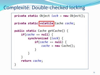 Complexité: Double-checked locking

11

 