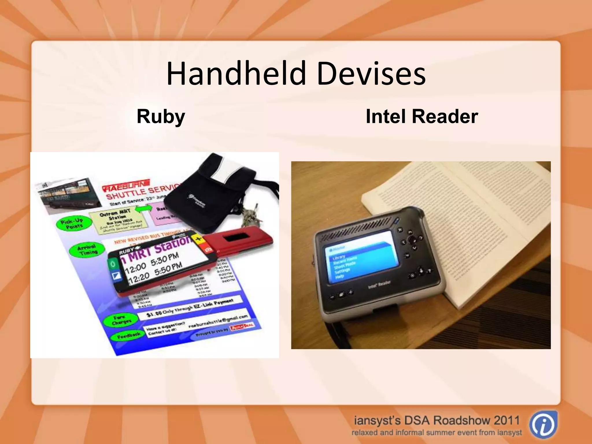 Handheld DevisesRubyIntel Reader