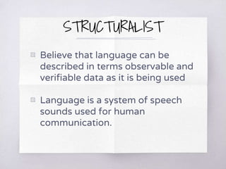 Views about language | PPTX