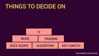 Anastasia Vixentael - Don't Waste Time on Learning Cryptography: Better Use It Properly