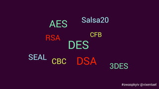 Anastasia Vixentael - Don't Waste Time on Learning Cryptography: Better Use It Properly