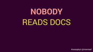 Anastasia Vixentael - Don't Waste Time on Learning Cryptography: Better Use It Properly