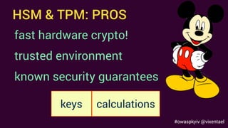 Anastasia Vixentael - Don't Waste Time on Learning Cryptography: Better Use It Properly