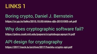 Anastasia Vixentael - Don't Waste Time on Learning Cryptography: Better Use It Properly