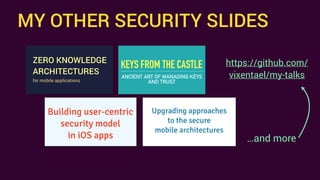 Anastasia Vixentael - Don't Waste Time on Learning Cryptography: Better Use It Properly