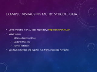 Data visualisation in python tool - a brief | PPTX