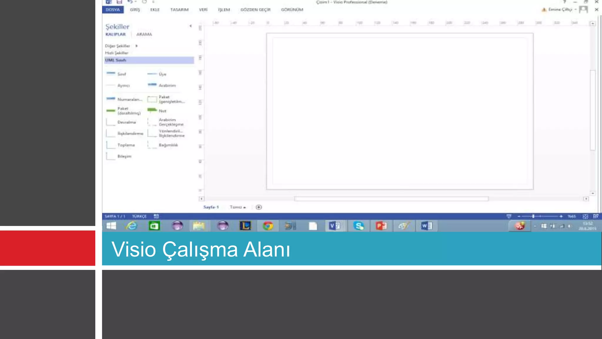 Visio Çalışma Alanı
 