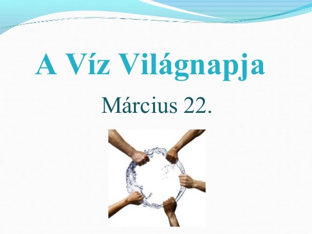 Viz vilagnapja