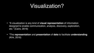 Visualization Lecture - Clariah Summer School 2018