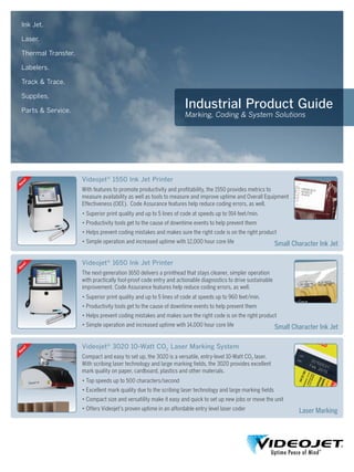 Videojet industrial product-guide | PDF