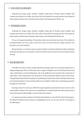ANALYSIS OF SEWAGE TREATMENT AT JAFFNA | PDF