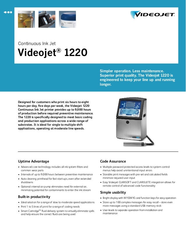 videojet 1220 price