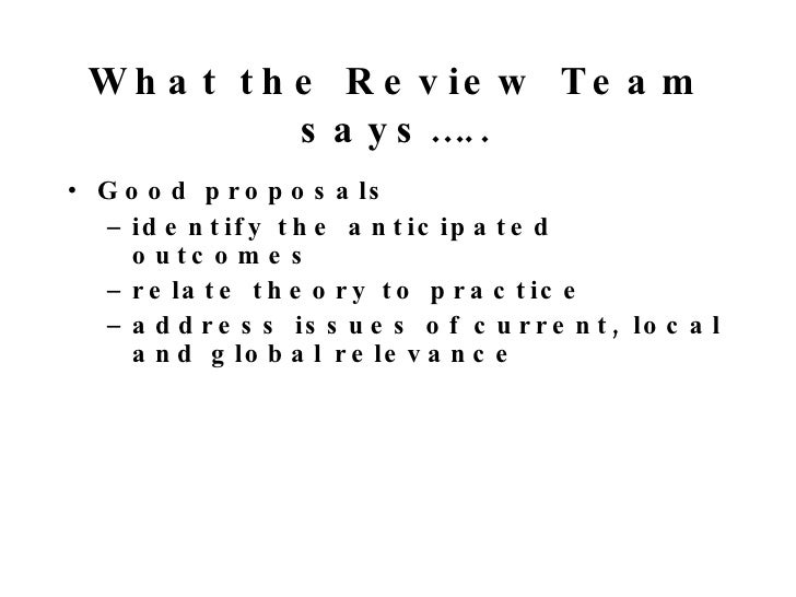 Writing Conference Proposals