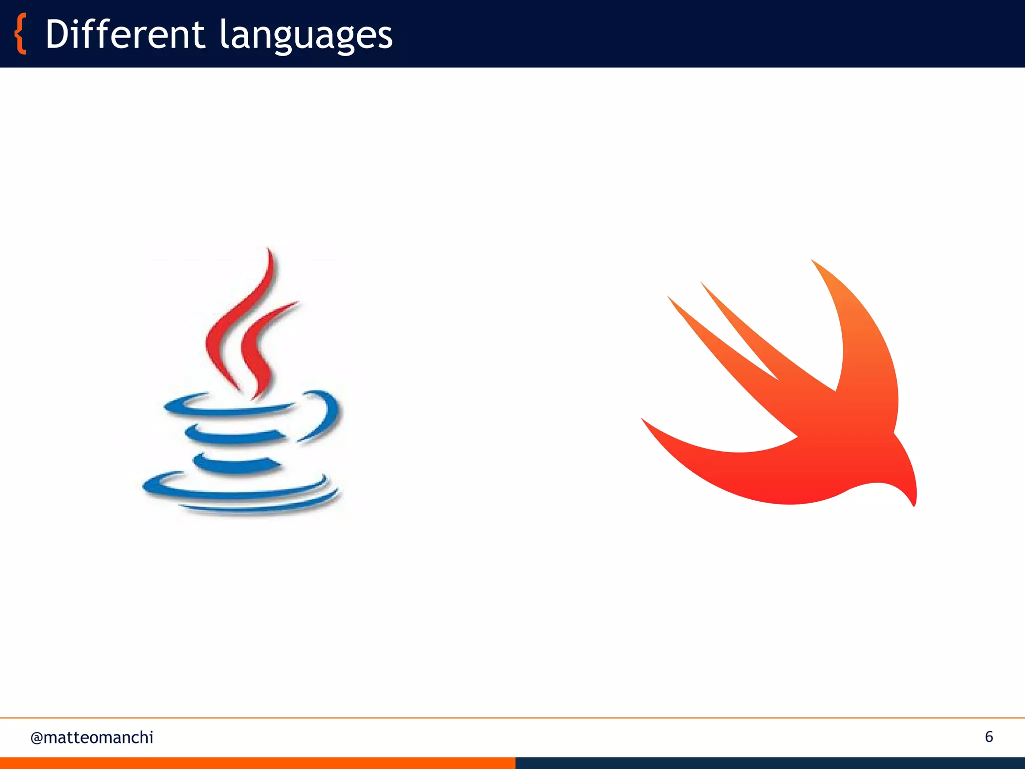 @matteomanchi 6
Different languages
 