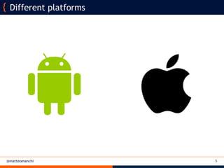 @matteomanchi 5
Different platforms
 