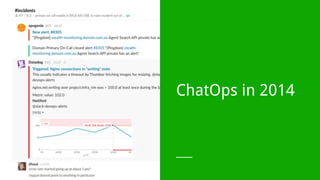 ChatOps in 2014
 