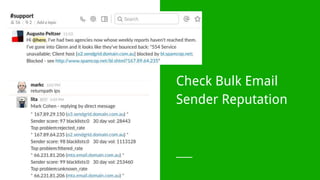 Check Bulk Email
Sender Reputation
 