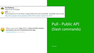 Pull - Public API
(Slash commands)
 