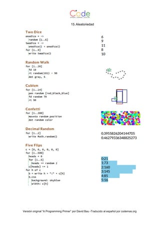 Pencil code 100 pequeños proyectos | PDF