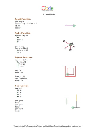 Pencil code 100 pequeños proyectos | PDF