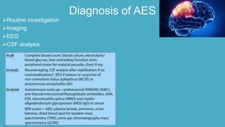 acute encephalitis syndrome | PPTX