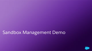 ​ Sandbox Management Demo
 