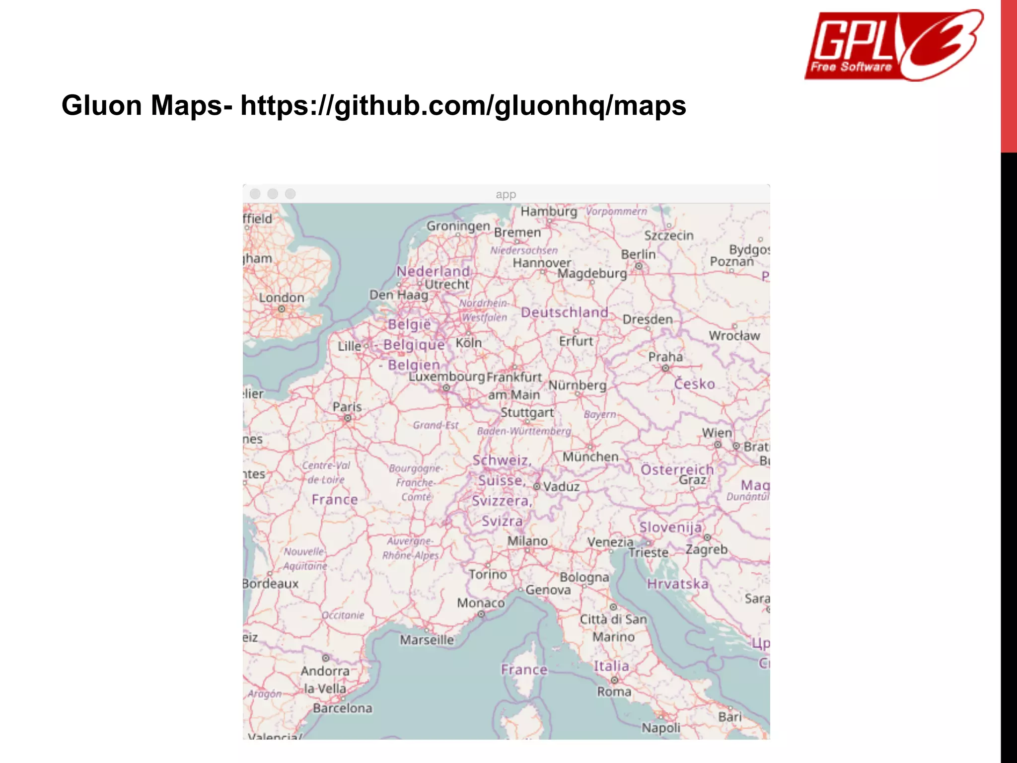 Gluon Maps- https://github.com/gluonhq/maps
 