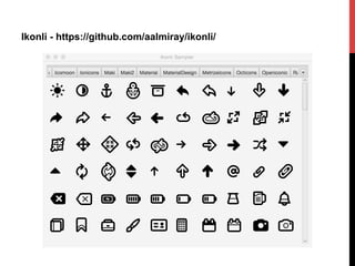 Ikonli - https://github.com/aalmiray/ikonli/
 