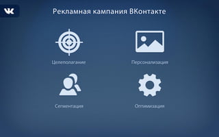 Рекламные возможности ВК
