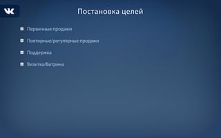 Рекламные возможности ВК