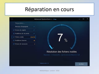 Réparation en cours
Médiathèque - Lorient - 2016
 