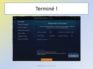 Terminé !
Médiathèque - Lorient - 2016
 