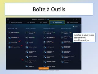 Boîte à Outils
Médiathèque - Lorient - 2016
Installez si vous voulez
des fonctions
supplémentaires
 