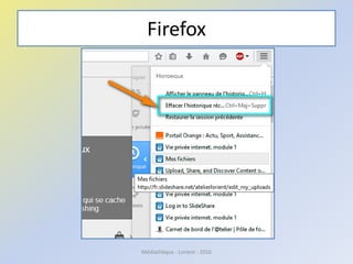 Firefox
Médiathèque - Lorient - 2016
 
